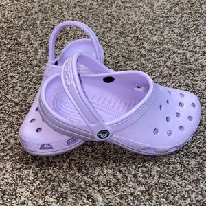 Gently Worn Lavender Crocs
